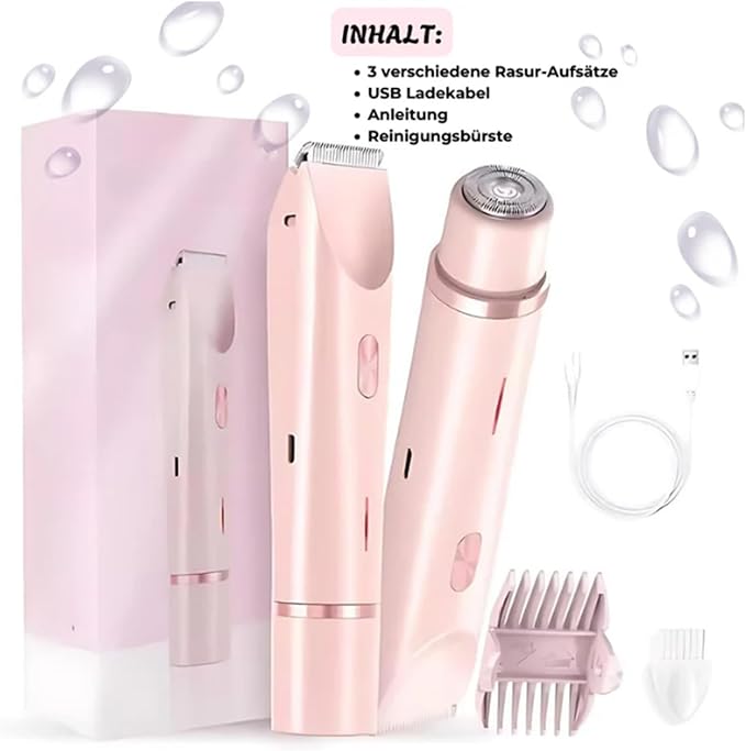 SilkySplash 2-in-1 Women’s Razor &amp; Trimmer – Smooth, Gentle &amp; Effortless Shaving