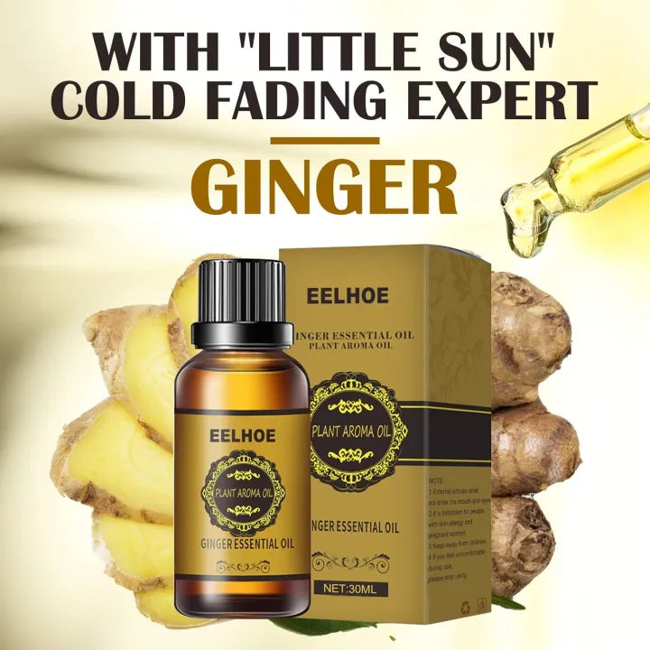 Organic Lymphatic Support Extract Drops – Abdominal Drainage Ginger Oil
