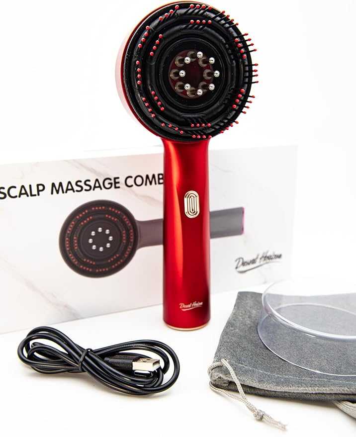 Smart Electric Scalp Massager – Deep Oil Absorption &amp; Hair Care Therapy