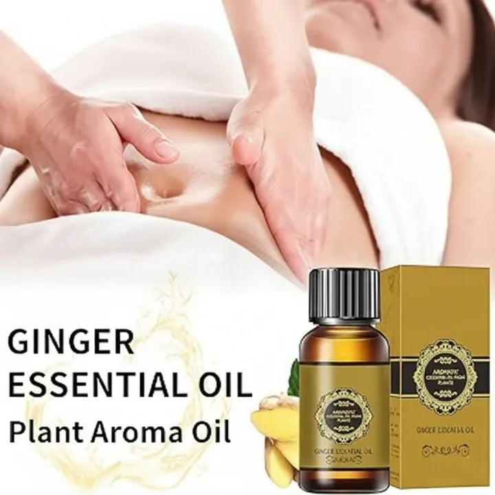 Organic Lymphatic Support Extract Drops – Abdominal Drainage Ginger Oil