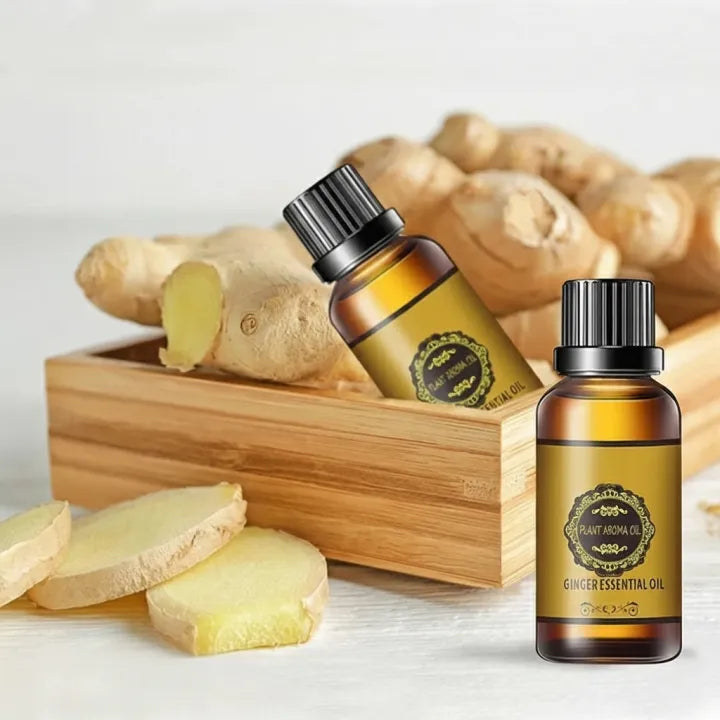 Organic Lymphatic Support Extract Drops – Abdominal Drainage Ginger Oil