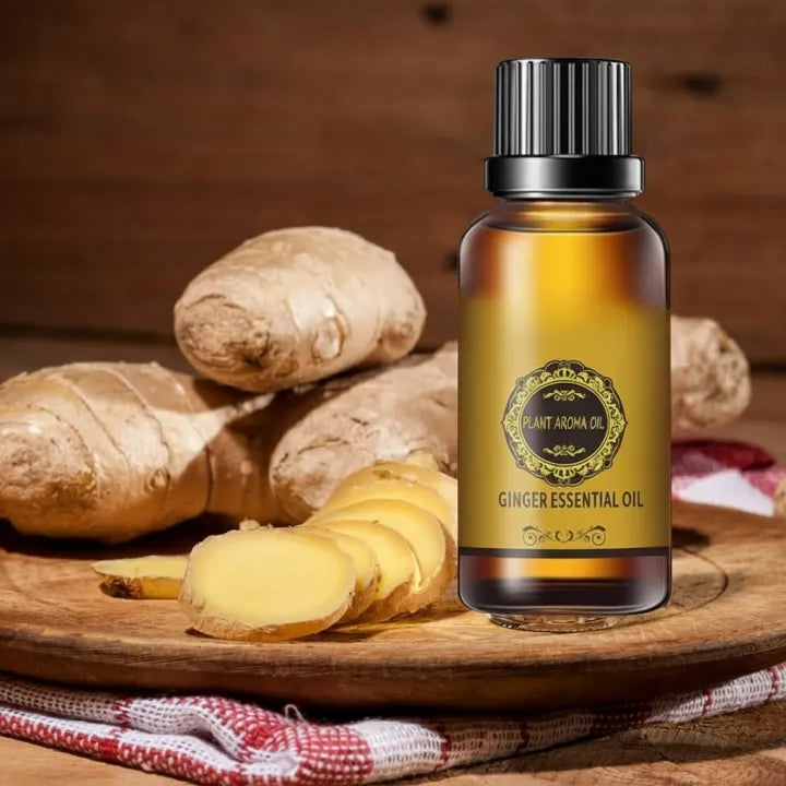 Organic Lymphatic Support Extract Drops – Abdominal Drainage Ginger Oil