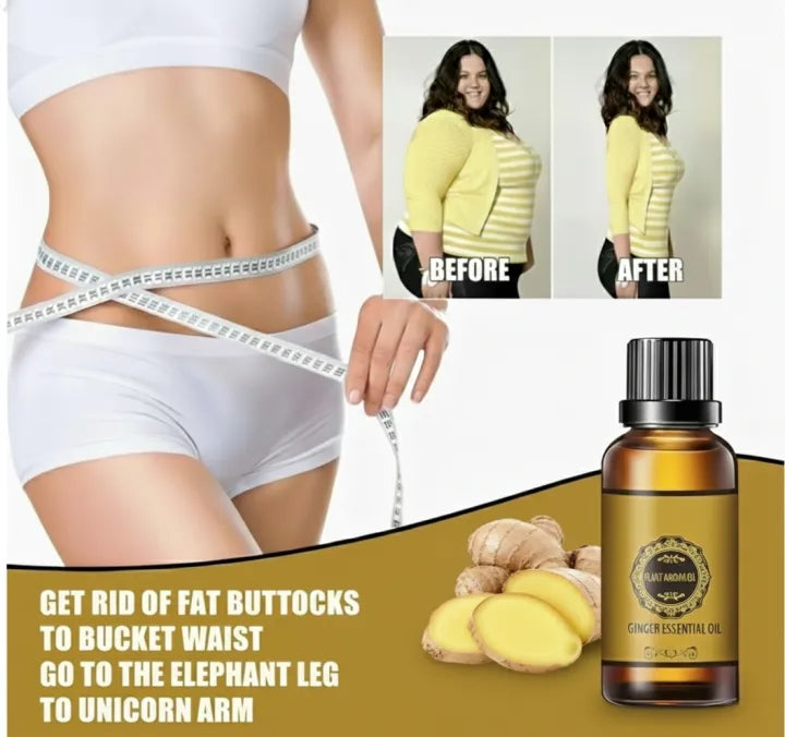 Organic Lymphatic Support Extract Drops – Abdominal Drainage Ginger Oil