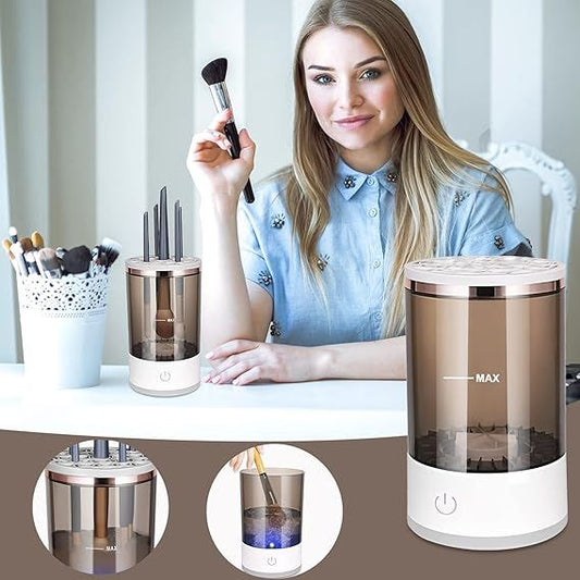 Electric Makeup Brush Cleaner – Fast, Deep &amp; Hygienic Cleaning