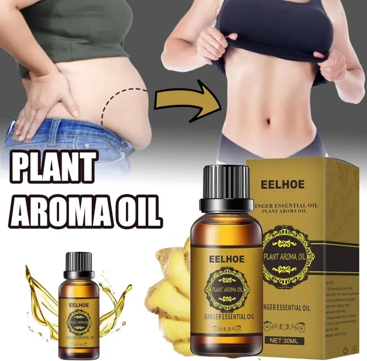 Organic Lymphatic Support Extract Drops – Abdominal Drainage Ginger Oil
